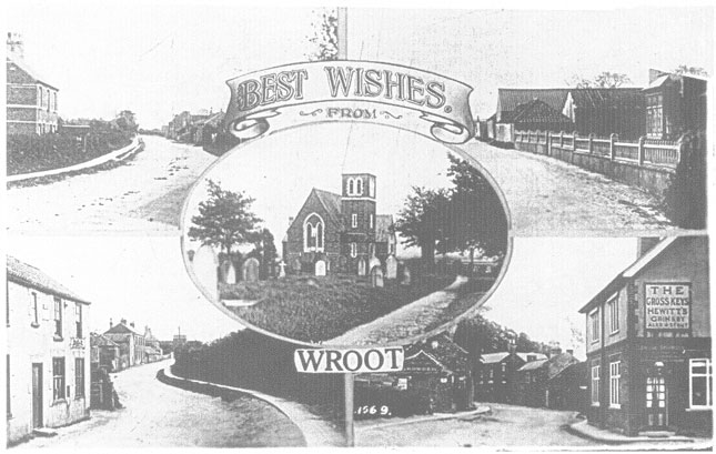 Old Wroot Postcard
